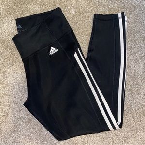 Adidas 3 stripe leggings